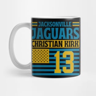 Jacksonville Jaguars Kirk 13 American Flag Football Mug